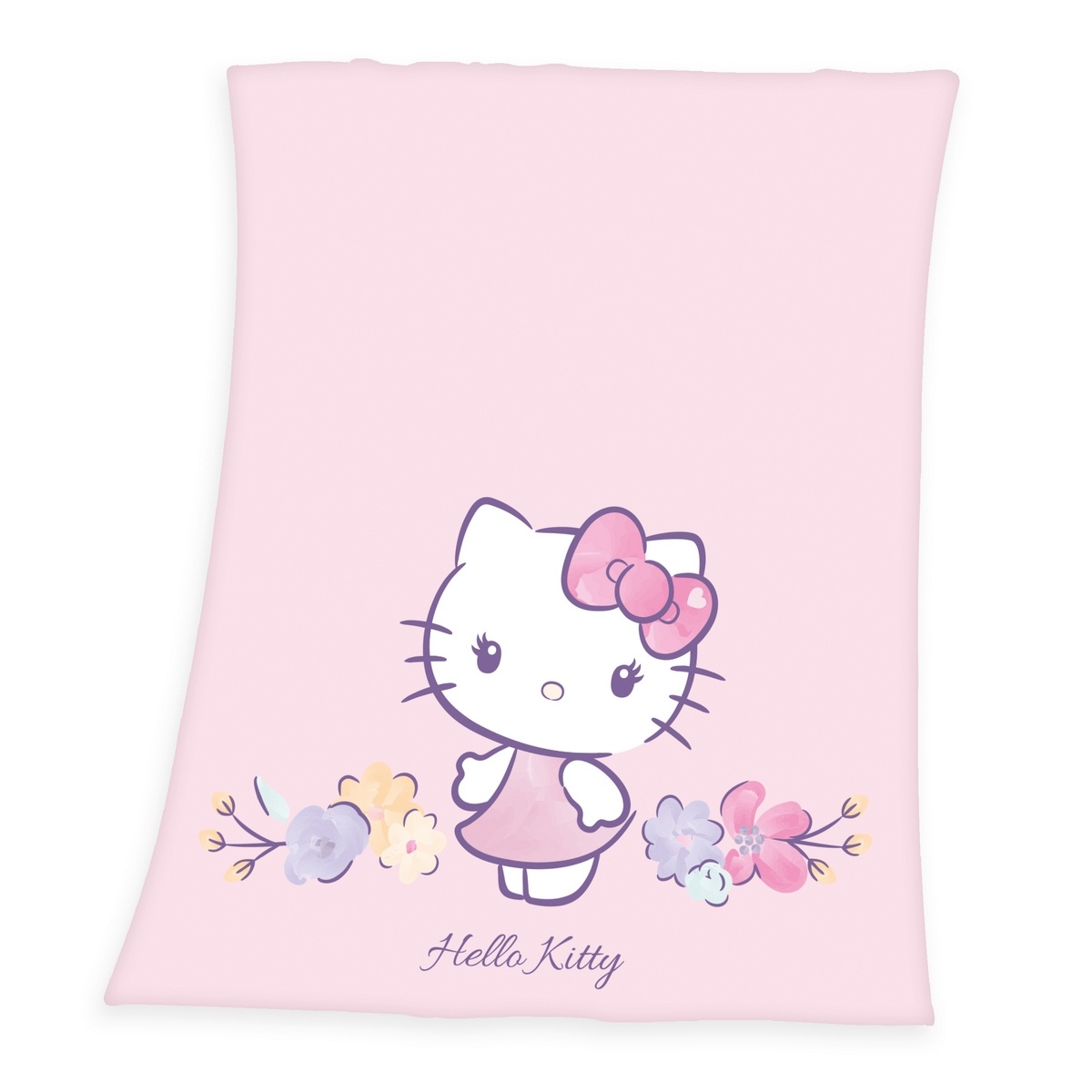 Pătură Hello Kitty, 130 x 160 cm e4home.ro