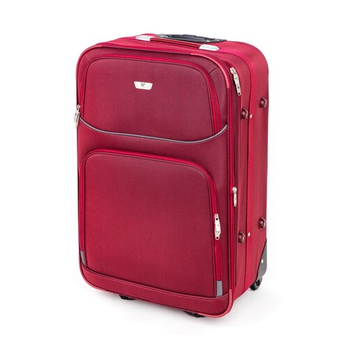 Pretty UP Travel Textilkoffer TEX28 L, rotrot,