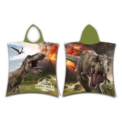 Otroški pončo Jurassic World Volcano, 50 x 115 cm
