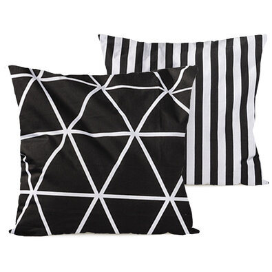 4Home Dekokissenbezug Galaxy Schwarz, 40 x 40 cm, Set 2 St.