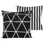 4Home Dekokissenbezug Galaxy Schwarz, 40 x 40 cm, Set 2 St.