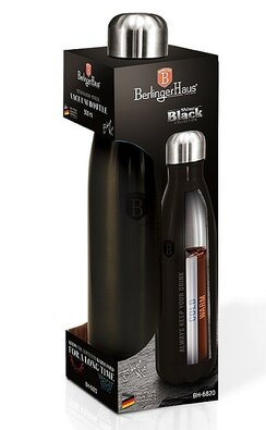Berlinger Haus termosz palack Shiny Black Collection, 0,5 l