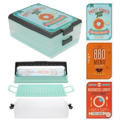 2-piętrowe pudełko do żywności XXL