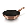 Berlinger Haus Wok ponev Rosegold Metallic Line,28 cm