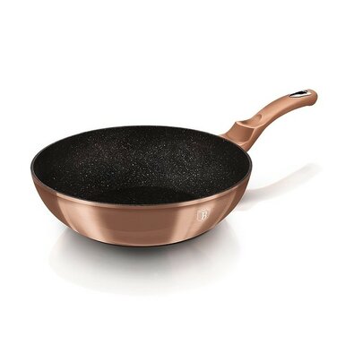 Berlinger Haus Wok ponev Rosegold Metallic Line,28 cm