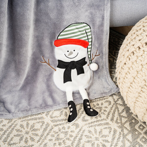 4Home Різдвяний плед Frosty Snowman, 150 x 200 см