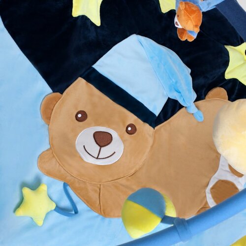 PlayTo Hrací deka s melodií spící medvídek, 87 cm