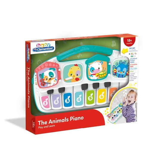 Pian electric pentru copii cu animale Clementoni