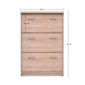 Dulap pentru pantofi TOPTY 3K tip 24, stejarSonoma