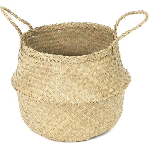 Coș de depozitare Compactor tricotat din iarbă demare Belly, 35 x 32 cm, natural