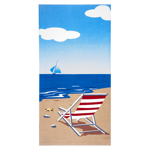 4Home Plážová osuška Pláž, 75 x 150 cm