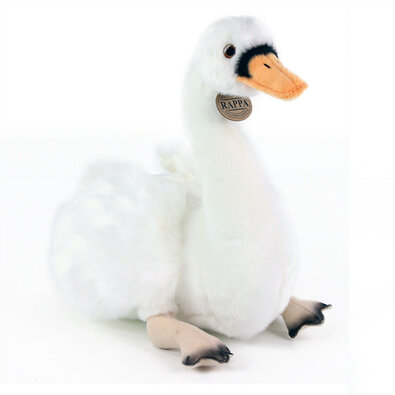 Rappa Plyšová sediaca labuť, 32 cm