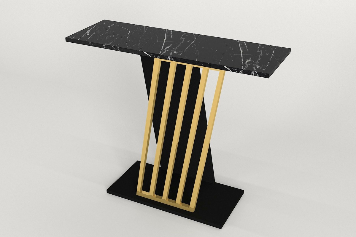 Odkládací stolek Gravity Black and Gold - thumb (4)
