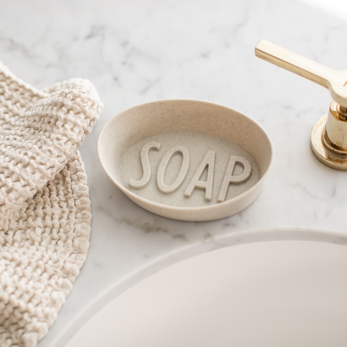 Koziol szappantartó Soap Organic bézs, 13,6 x 9 x 3,5 cm termék 2. képe