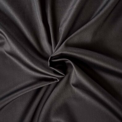 Kvalitex Satin foaie cu elastic negru , 80 x 200cm