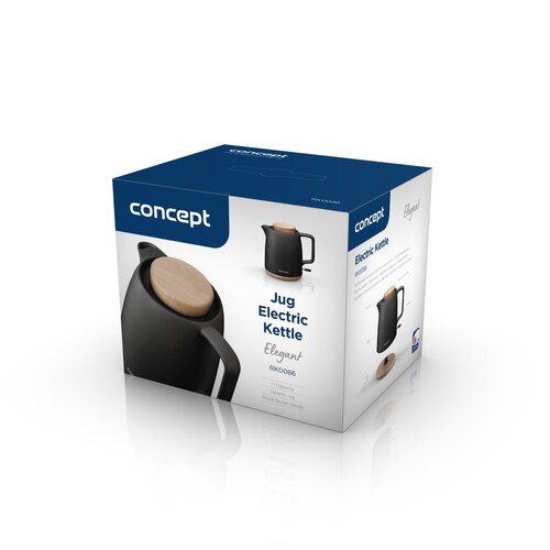 Concept RK0086 ceainic electric, negru