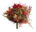 Umělá kytice jiřin s bobulemi a listím