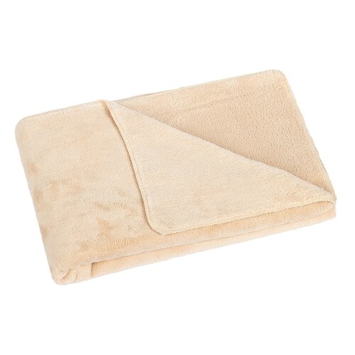 Bellatex Дитячий плед Korall мікро бежевий, 75 x 100 см
