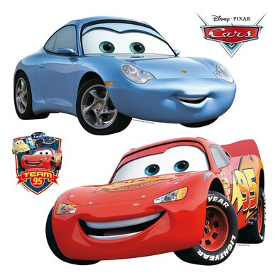 Samolepilni dekoracije Cars, 30 x 30 cm