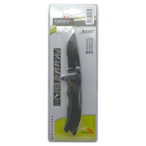 Cattara Nôž zatvárací RAW, 19 cm