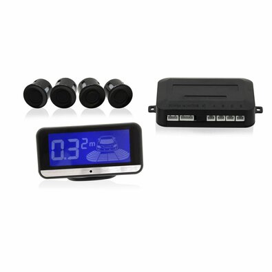 Asistent la parcare cu 4 senzori și afișaj LCD