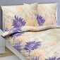 Bellatex Бавовняна постільна білизна Папороть лососева, 140 x 220 см, 70 x 90 см