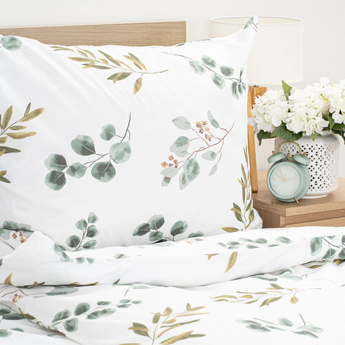 4Home Eukaliptusz pamut ágyneműhuzat, 135 x 200 cm, 80 x 80 cm