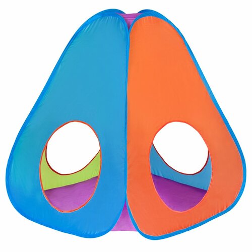 Baby Mix Babyzelt 3in1 Orange-Blau, 265 x 95 x 94 cm