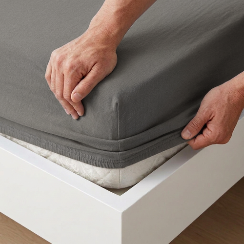 4Home Jersey prostěradlo DELUXE antracit, 200–220 x 200 cm