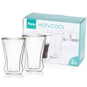 4Home Thermogläser Longdrink Hot&Cool 280 ml, 2 Stück