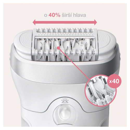 Braun Silk-épil 9-705 epilator, srebrny