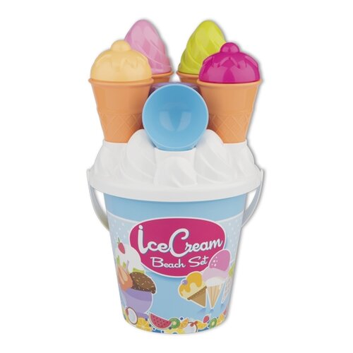 Zestaw do piasku Lody i cup cake, niebieskiniebieskie