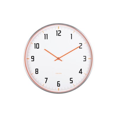 Karlsson 5969OR design falióra narancssárga,átmérő 40 cm