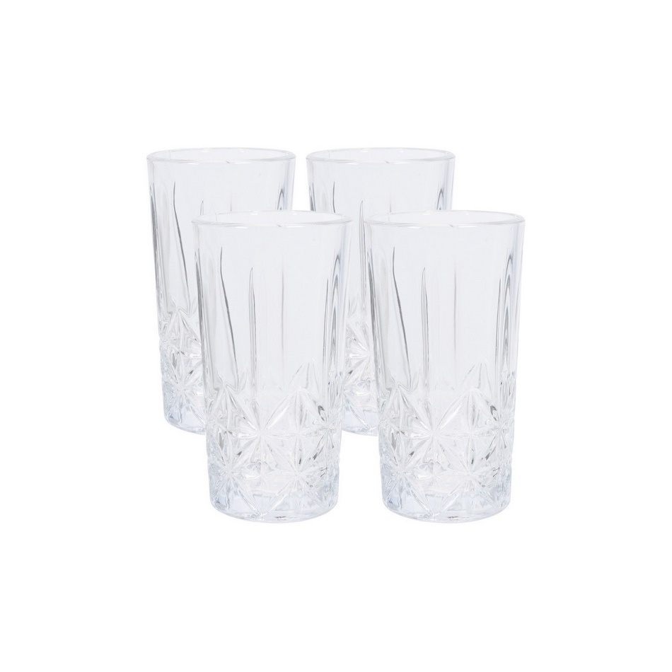 4-dielna sada pohárov na long drink