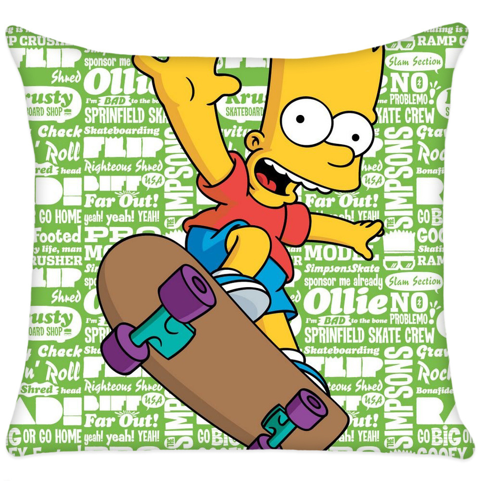 Jerry Fabrics Vankúšik Simpsons Bart 2016 40x40 cm