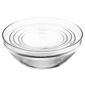 Altom Set Glasschalen mit Deckel 5 Stück, Farbmix
