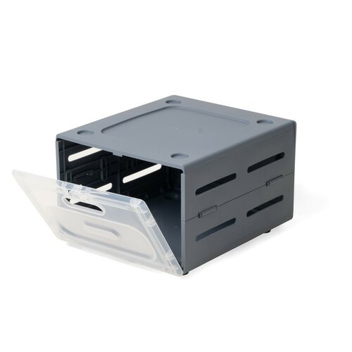 Flex Modularer Schuhorganizer Fog 30 x 36 x 22 cm