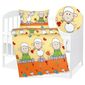 Bellatex Baby crepe lenjerie de pat Agata Sheepgalben 90 x 135 cm, 45 x 60 cm