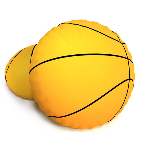 Poduszka 3D  Piłka do koszykówki, 40 cm