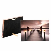 Obraz na płótnie LED Pier, 20 x 15 cm Obraz na płótnie LED Pier, 20 x 15 cm
