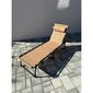 Aldotrade Garten klappbarer Liegestuhl mit Tasche 190 x 58 x 30 cm, Creme