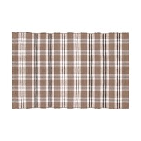 Tischset Happy check beige/schwarz, 30 x 45 cm