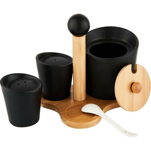 Set de condimente Florina Adria, negru