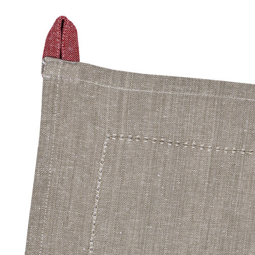 Handtuch Heda beige / rot, 50 x 70 cm, 2er-Set