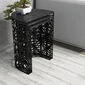 Odkládací stolek Stil Black Marble, 3 ks