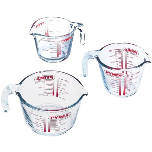 Pyrex üveg mérőpohár 0,25 l, 9 x 8 cm, 9 x 8 cm