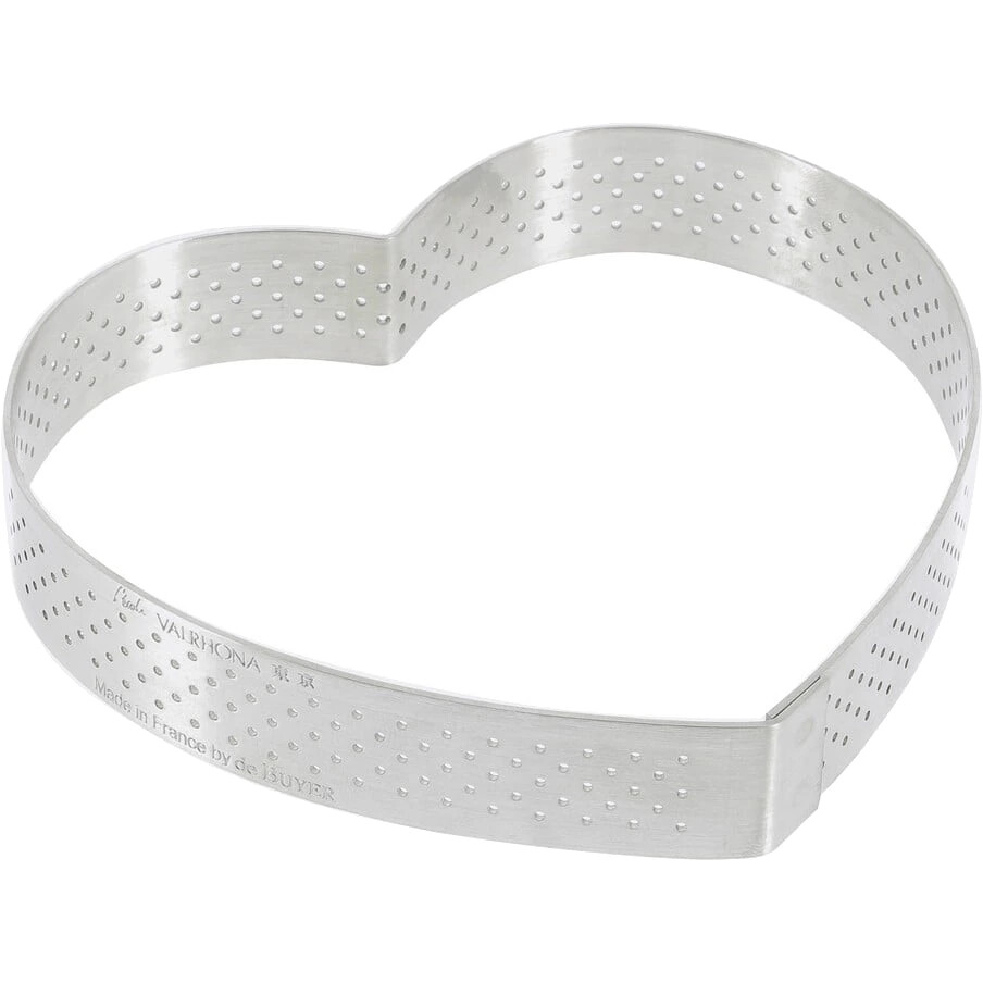 De Buyer 3099.51 perforowana rama do ciast Serce 12 cm, stal nierdzewna, 12 cm