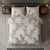 Kvalitex Saténové povlečení Luxury Collection Oksia béžová, 140 x 200 cm, 70 x 90 cm