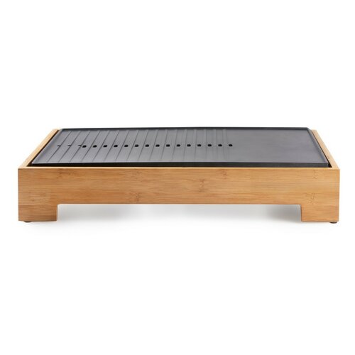 DOMO DO9271G stolní elektrický Plancha gril Bamboo Style