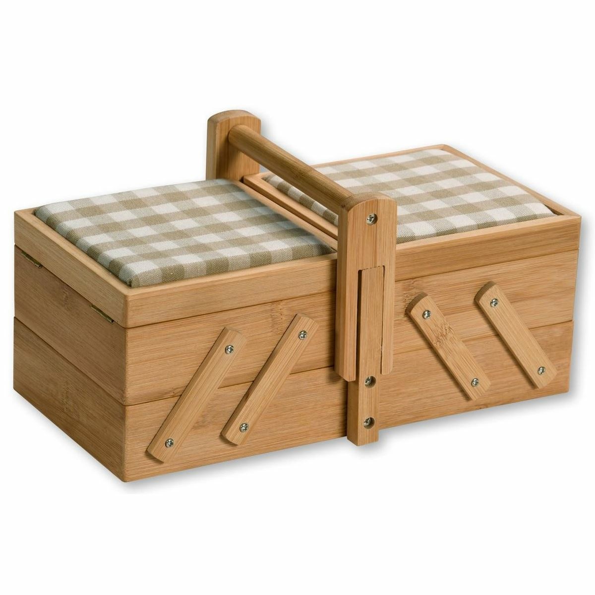 Kesper 58711 Organizér na šijacie potreby bambus, 29 x 17 x 16,5 cm